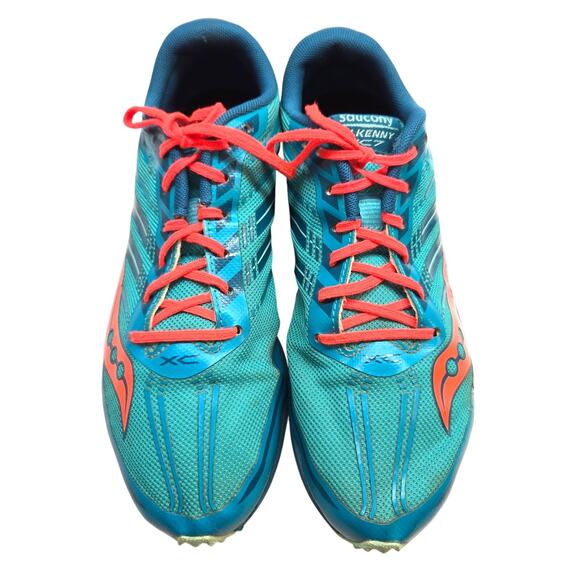 Saucony 8 Kikenny XC7 Women's Tennis Shoe Blue Athletic Sneaker - Picture 1 of 7